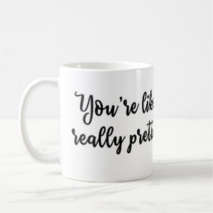 Sie sind wie wirklich hübsche Tasse