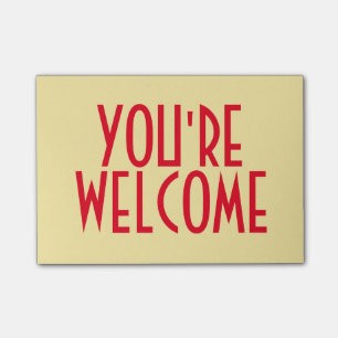 Sie sind willkommene Posten-it® Anmerkungen Post-it Klebezettel