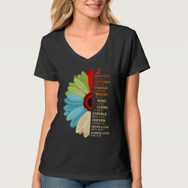 Sie sind wunderschön viktorianisch genug Daisy Blu T-Shirt (Vorderseite)