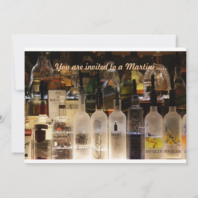 Sie sind zu einem Martini eingeladen ...... Einladung (Vorderseite)