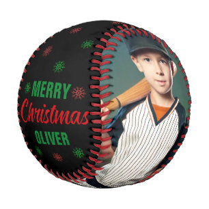 Sie sind Zuhause Run Frohe Weihnachtsnamen 2 Fotos Baseball