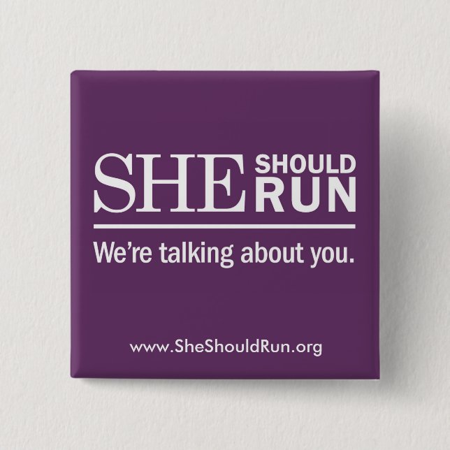 Sie sollte laufen button (Vorderseite)