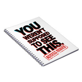 Sie sollten das nicht sehen notizblock