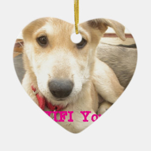 Sie sollten Ihre Liebe jeden Tag WIFI Keramik Ornament