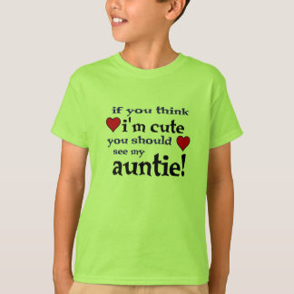 Sie sollten mein Tanten-Liebeherz-Kindert-shirt T-Shirt