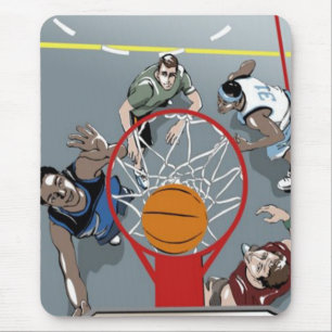 Sie spielen Basketballmousepad Mousepad