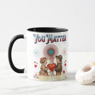 Sie spielen eine Rolle bei der Tasse - ein positiv