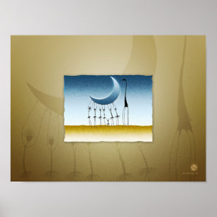 Sie stahlen die Mondversion 2 Poster