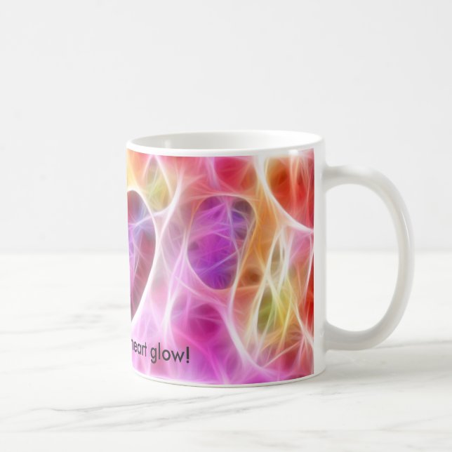 Sie stellen meine Herz-Glühen-Tasse her Tasse (Rechts)