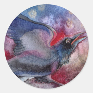 Sie tanzte durch das Licht des Mondes Runder Aufkleber