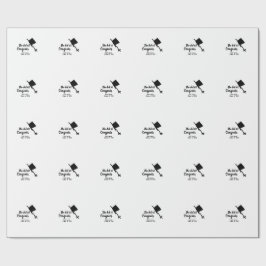 Sie tat es Glückwunsch Abschluss geben Studentenna Geschenkpapier