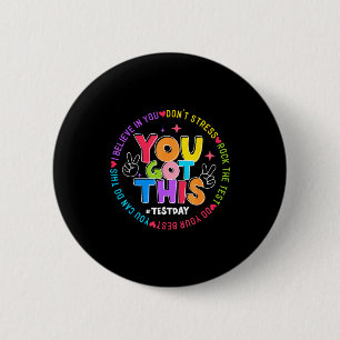 Sie Test Tag Rock Test Lehrer Button
