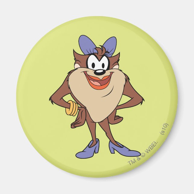 Sie-Teufel in Farbe Magnet (Vorne)