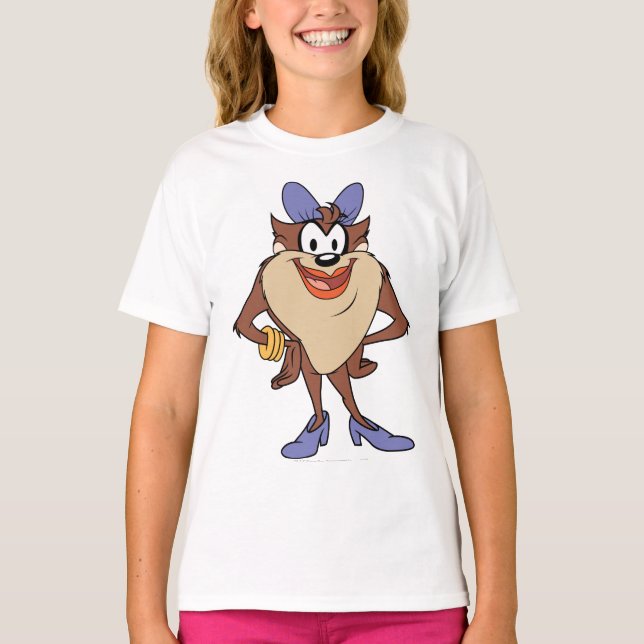 Sie-Teufel in Farbe T-Shirt (Vorderseite)