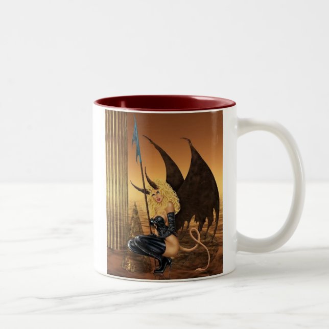 Sie Teufel Zweifarbige Tasse (Rechts)