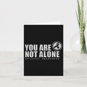 Sie tragen nicht allein die Epilepsie am Lila Tag  Karte