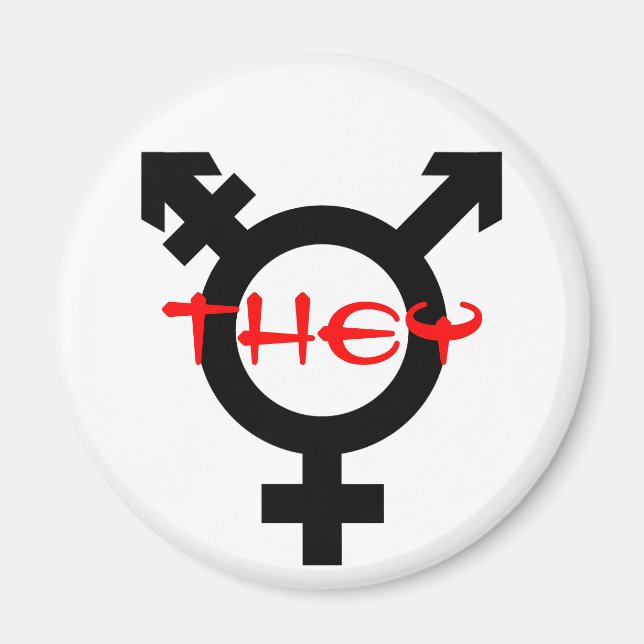 Sie Transgender Magnet (Vorne)