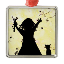 Sie träumt von der Magie im Mond