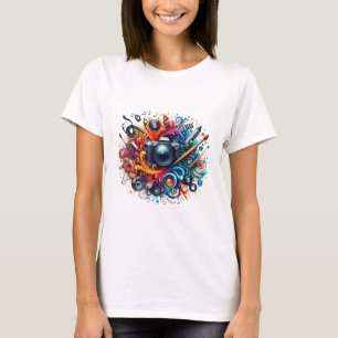 Sie träumt von einem künstlerischen T - Shirt