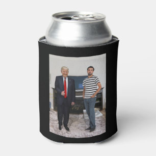 Sie treffen Präsident Donald Trump  Foto hinzufü Dosenkühler