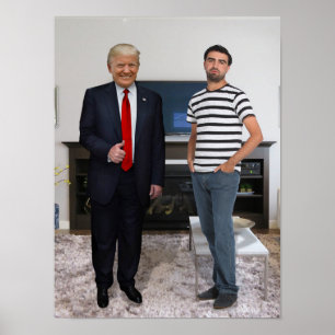 Sie treffen Präsident Donald Trump Foto hinzufüg Poster