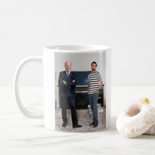 Sie treffen Präsident Joe Biden   Foto hinzufügen Kaffeetasse