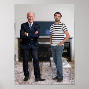 Sie treffen Präsident Joe Biden Foto hinzufügen Poster