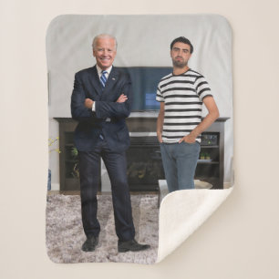 Sie treffen Präsident Joe Biden   Foto hinzufügen Sherpadecke