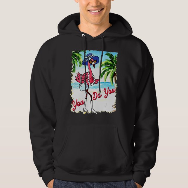 Sie tun Sie Flamingo Sommerurlaub Hoodie (Vorderseite)