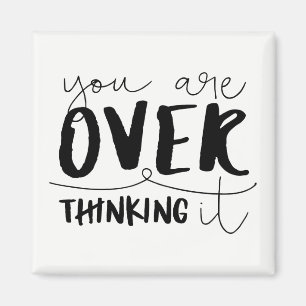 Sie überdenken es magnet