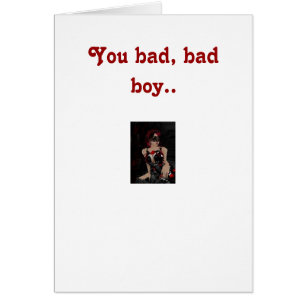 Sie unartiger Junge.