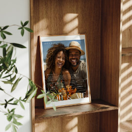 Sie und ich | Foto für Personalisierte Paare Poster