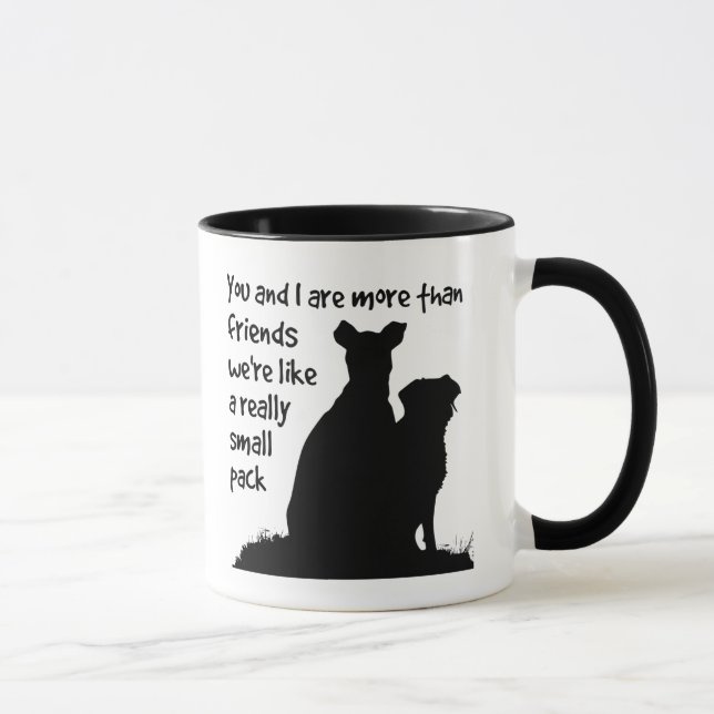 Sie und ich mehr als Freunde wie Small Pack Tasse (Rechts)