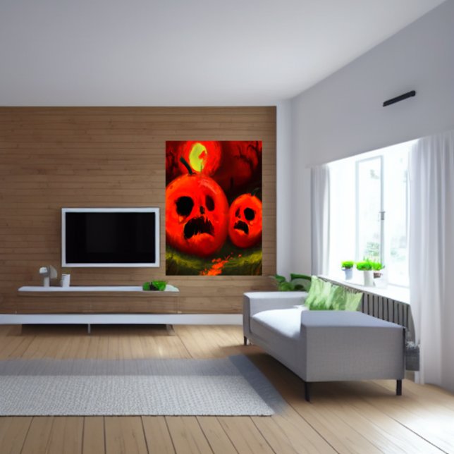 Sie und ich Pumpkin | AI Art Poster (Von Creator hochgeladen)
