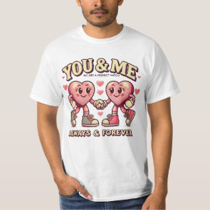 Sie und ich sind perfekt auf Valentinstag abgestim T-Shirt