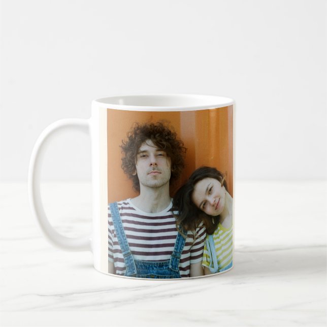 Sie und ich sind perfekte Match-Valentinin-Foto Kaffeetasse (Links)