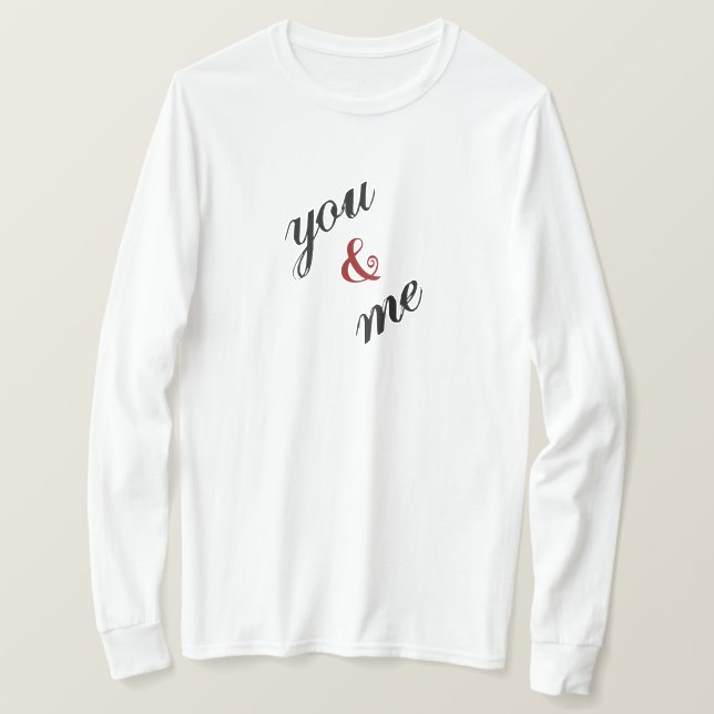 Sie und ich T-Shirt (Design vorne)