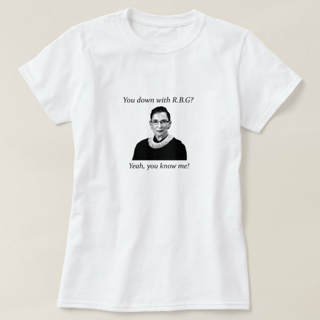 Sie unten mit RBG? T-Shirt (Design vorne)