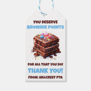 Sie verdienen Brownie Punkte! Vielen Dank für Ihr  Geschenkanhänger