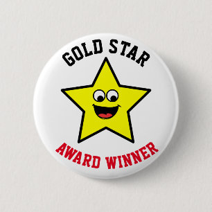 Sie verdienen einen Gold Star  Preisträger-Button Button