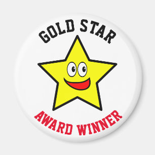 Sie verdienen einen Gold Star  Preisträger Magnet