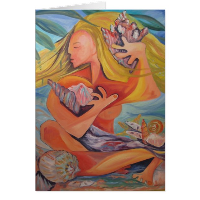 Sie verkauft Seashells - Karte (Vorne)