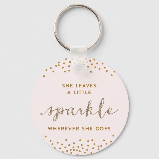Sie Verlasse ein wenig Sparkle™ Key Chain Schlüsselanhänger (Vorderseite)
