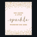Sie Verlasse eine kleine Sparkle - Premiumd-Leinwa Poster<br><div class="desc"></div>