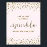 Sie Verlasse eine kleine Sparkle - Premiumd-Leinwa Poster<br><div class="desc"></div>