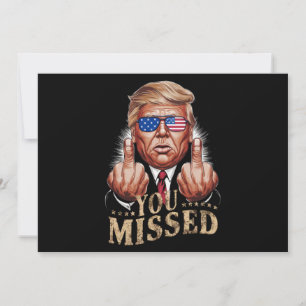 Sie verpassten Donald Trump US-Wahl Einladung