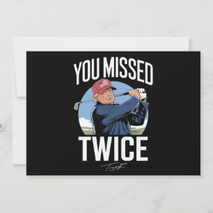 Sie verpassten zweimal Golf 2024 Abstimmung Trump Einladung