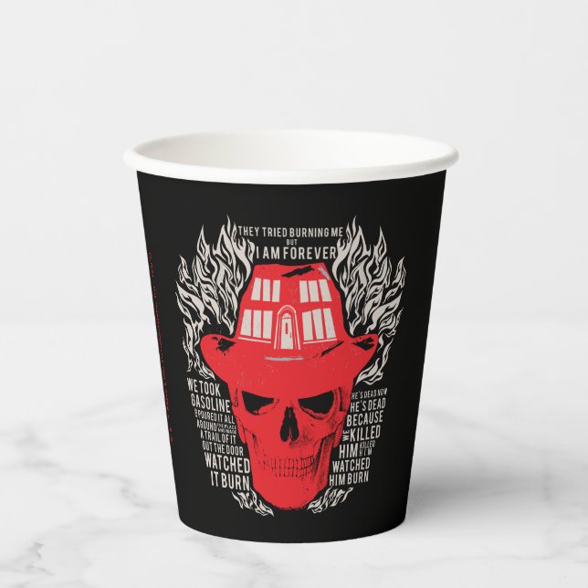 Sie versuchten, mich zu brennen pappbecher (Vorderseite)