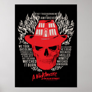 Sie versuchten, mich zu brennen poster