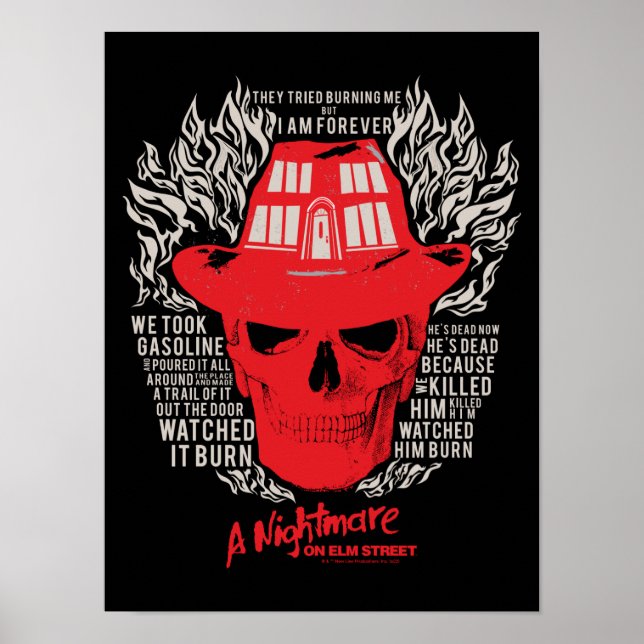 Sie versuchten, mich zu brennen poster (Vorne)